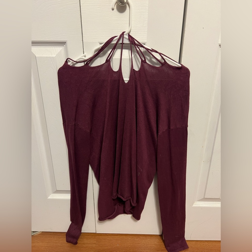 Garage off the shoulder sweater